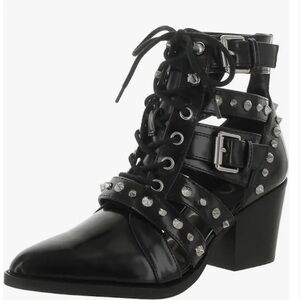 SAM EDELMAN Elana Womens Leather Dressy Ankle Boots